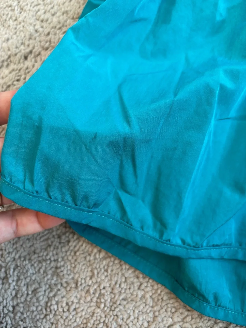 FP Movement by Free People Teal Athletic Shorts with Smocked Waistband, Women L